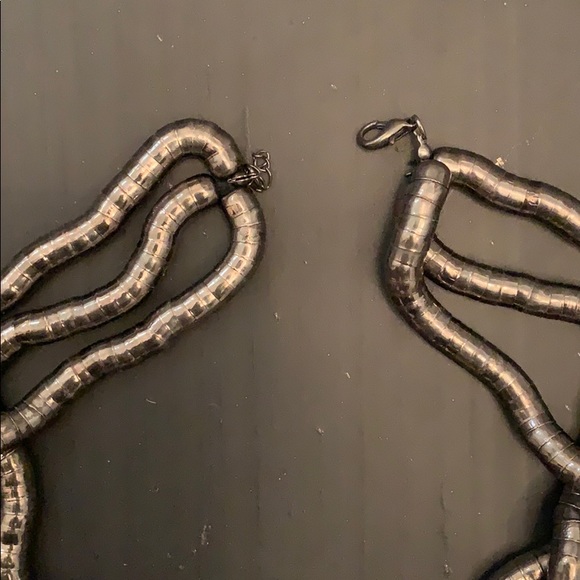 BCBG gun metal necklace - Picture 2 of 2